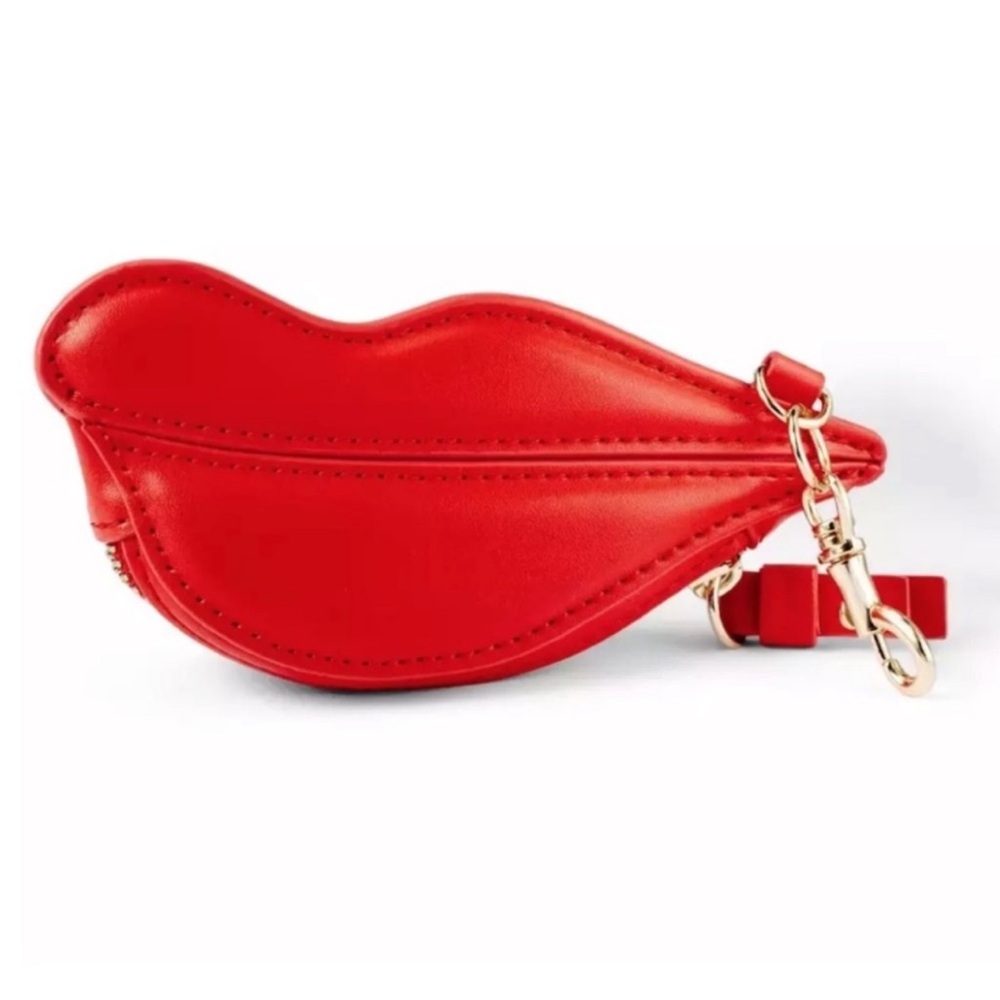DVF Diane Von Furstenberg X Target Lips Coin Pouch Purse Red NWT